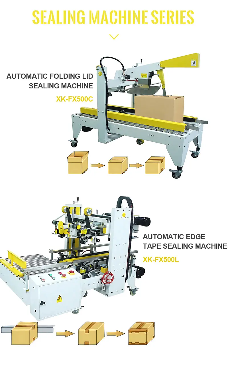 Semi Automatic Folding Lid Carton Tape Box Sealing Machine Adhesive ...