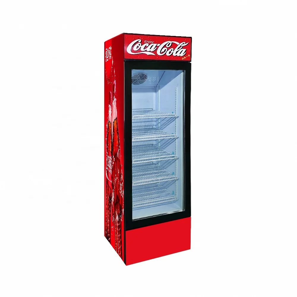 Red Bull Fridge - 235L Glass Door Refrigerator for Drinks