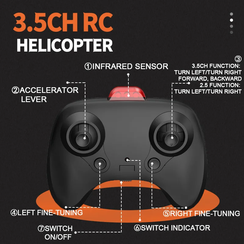 Newest CZ02 3.5CH Helicopter 2.4Ghz Remote Control Airplane Induction Obstacle Avoidance Airplane RC Drone