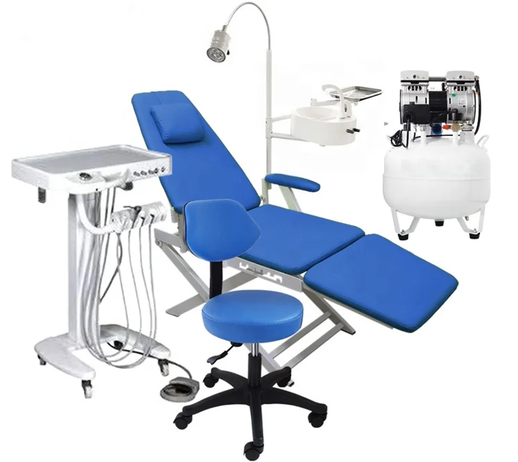 Portable cheap dental chair folding dental chair for dental clinic