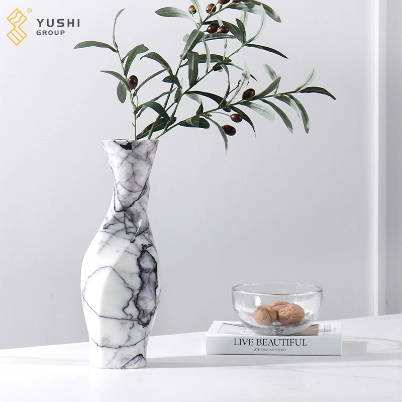 工芸品 Flower base marble color Amazon.com: Grave Vase for Cemetery Memorial Grave