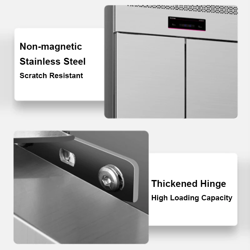 Restaurant Kitchen Double Temperature Freezer Chiller Commercial