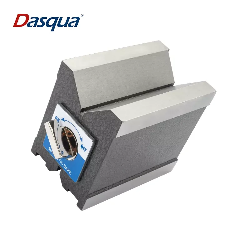 Dasqua Magnetic V Block for Cast Iron Surface Plates