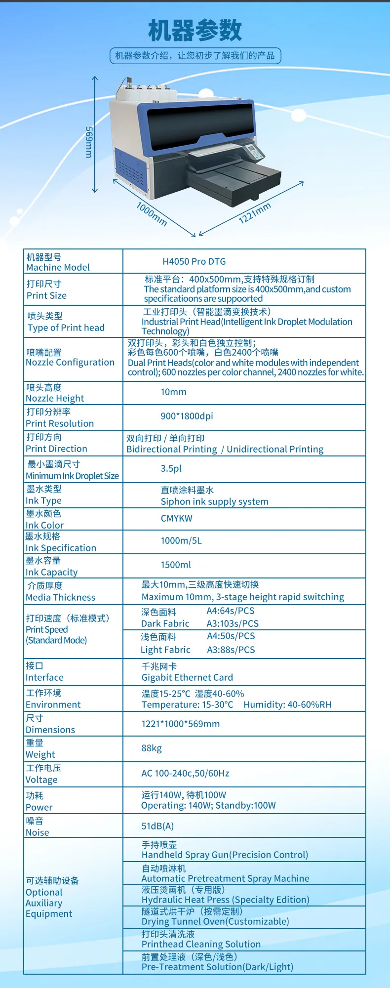 Specifications