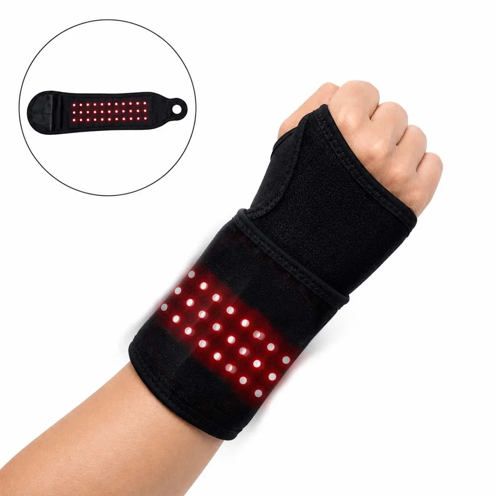 Pengurut Pergelangan Tangan LED Boleh Dicas Semula dengan Terapi Cahaya Merah