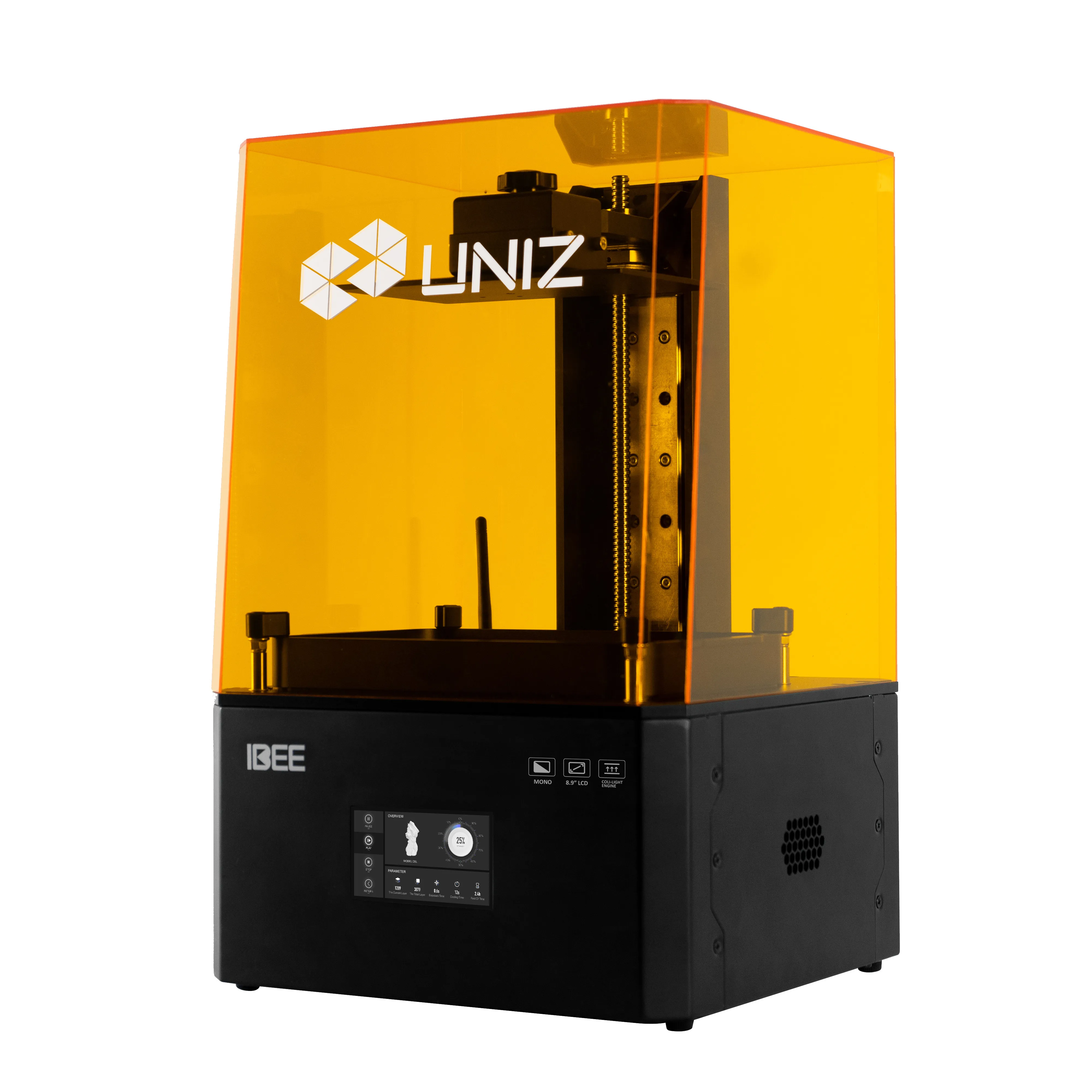 UNIZ IBEE 3D Printer - High Accuracy, 4K Monochrome LCD