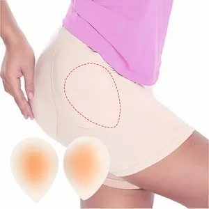 Adhesive Silicone Removable Drop Padding Butt Lift Pads Women Buttocks Enhancers Inserts Shaping Hip Butt Pads for Figure Beauty