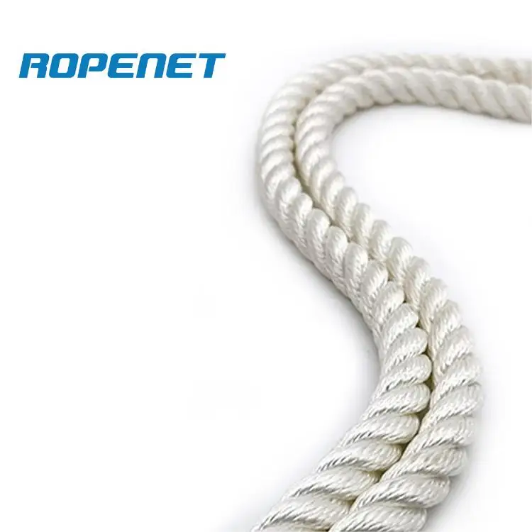 Ropenet Twisted Nylon Rope For Mooring Line - Buy 3 Strandt Wisted ...