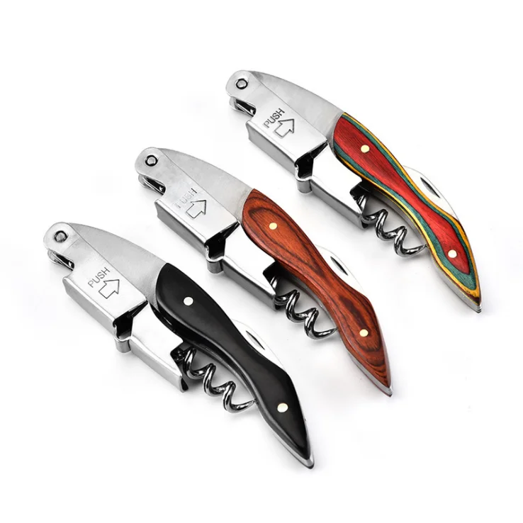 Wholesale Waiters Corkscrew Premium Rose Wood Allinone Wine Opener