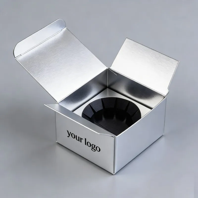 Scatola regalo per candele di lusso, personalizzabile con logo, impermeabile, con marchio personale, scatola per candele profumate, scatola in carta artistica con stampa a caldo e rilievo