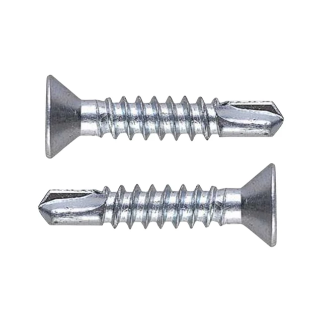 YH Sizes 3.9 M12 Philips Cross Recessed Carbon Steel Countersunk Csk Head Galvanized 160 Sds Self Drilling Tek Screw For Metal