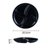Assiette 12 pouces (Noire)