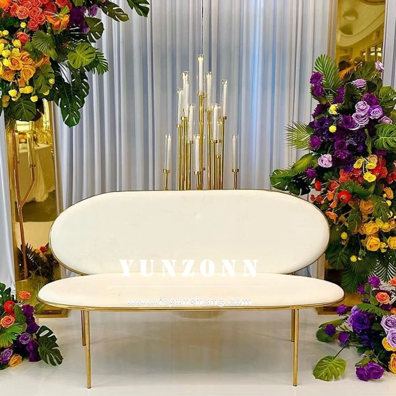 Wedding sofa side view