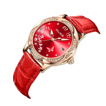 Fashion Female Automatic Machinery Watch Luminous Double Calendar Waterproof  Women's Watch