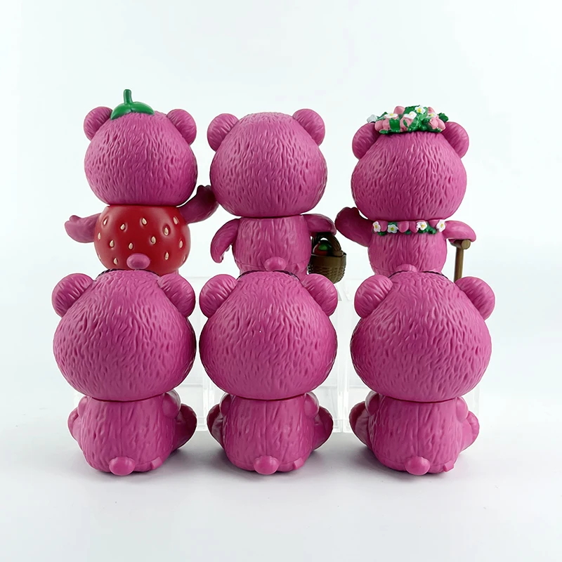 Lots-o'-huggin' Strawberry Bear Figure - Cute Decorative Toy