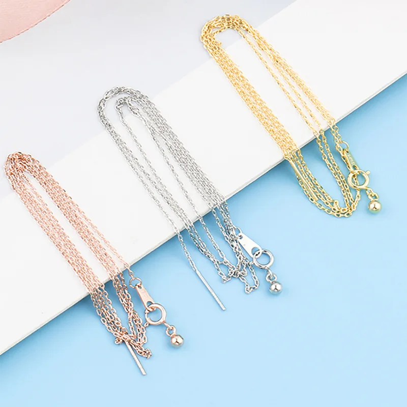 316 Grade Necklace Chains Jewelry Supplies Stainless Steel Gold Plated 
