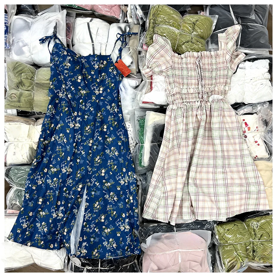 Women's Casual Summer Dresses Factory Clearance Sale Mix Bulk Cheap Used  Clothes Women's Clothes, Random Delivery Indian Dress