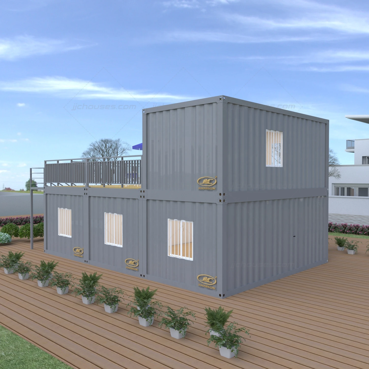 Two Bedroom Modular Prefabricated Quick Assembled Flat Pack Portable ...