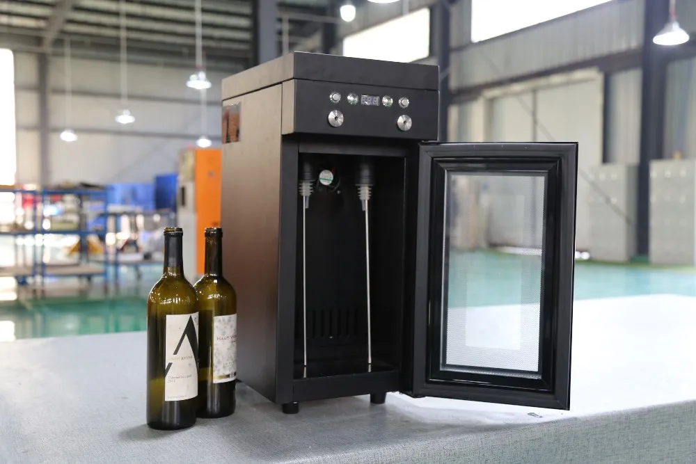 2 Bottles Wine Dispenser with Nitrogen - China Wine Dispenser and Wine  Cooler price