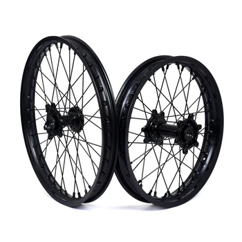 MOQ 1 Set Electric Motorcycle Surron Ultra Bee Parts Black Spoke Wheel Set