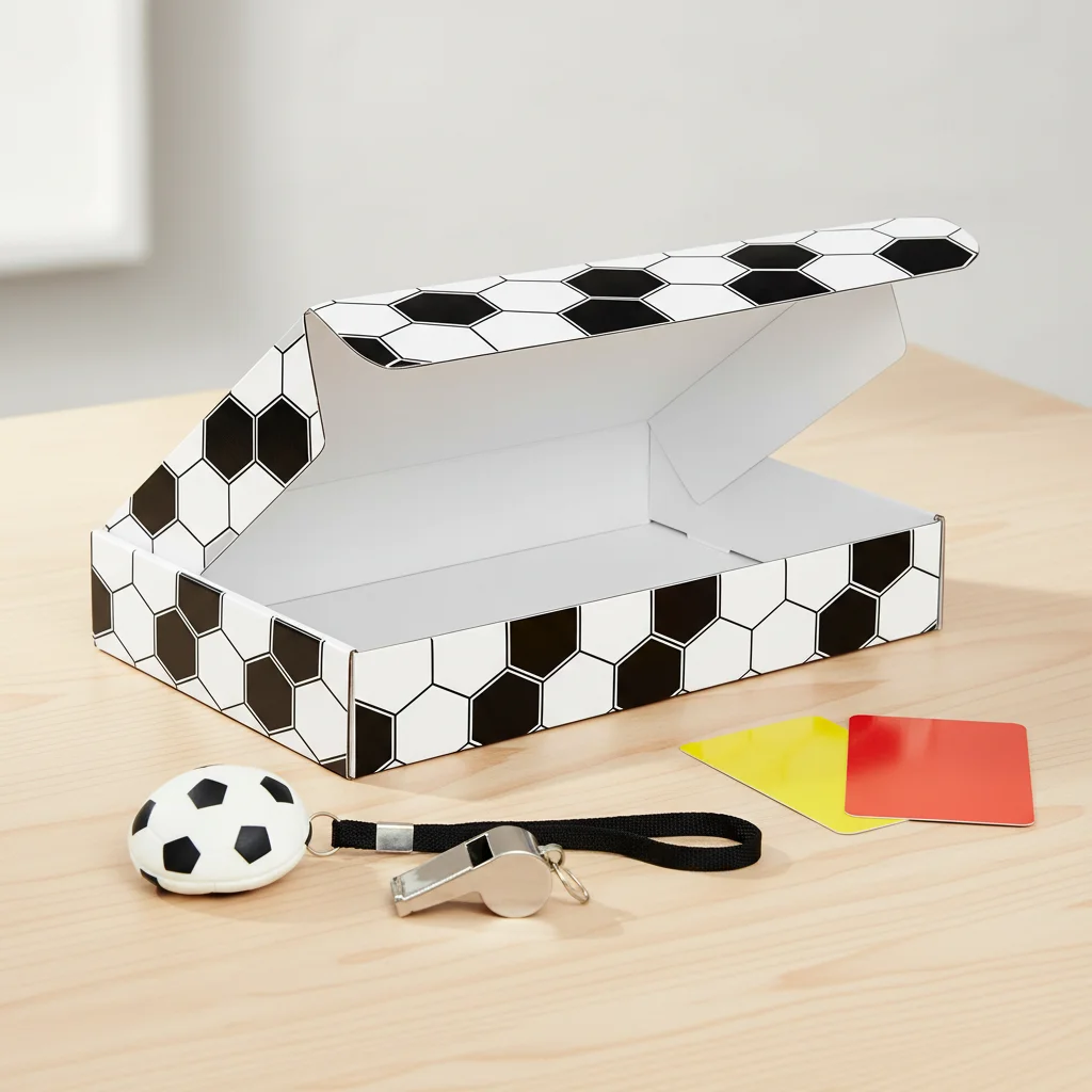 Eco-Friendly Recycled Materials Corrugated Board Aircraft Boxes Mailing Bags Soccer Packaging Customizable Sizing Four-Color Die