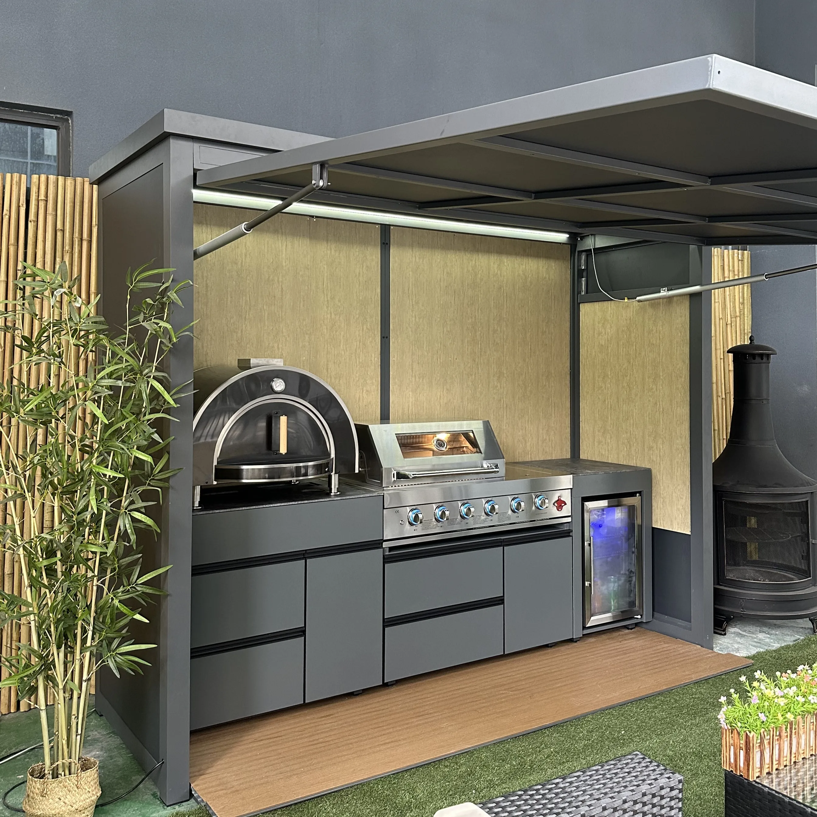 Custom Propane Grill Premium Custom Outdoor Kitchen Shed Cabinets