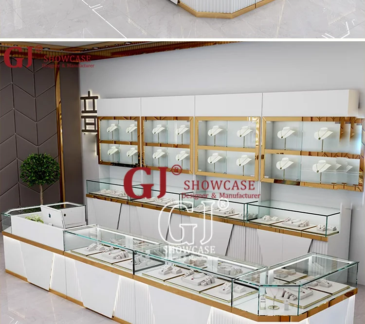 New Design Display Glass Display Showcase Glass Counter High