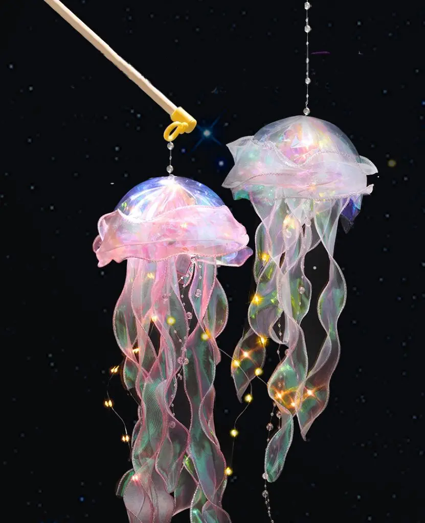 Hot Sale Novelty Decorative Hanging Jellyfishlight Realistic Handmade