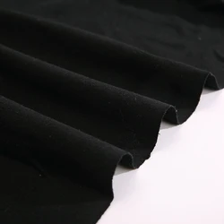 6A Silk Black 36MM Sustainable ahimsa peace silk clothing fabric NO 4