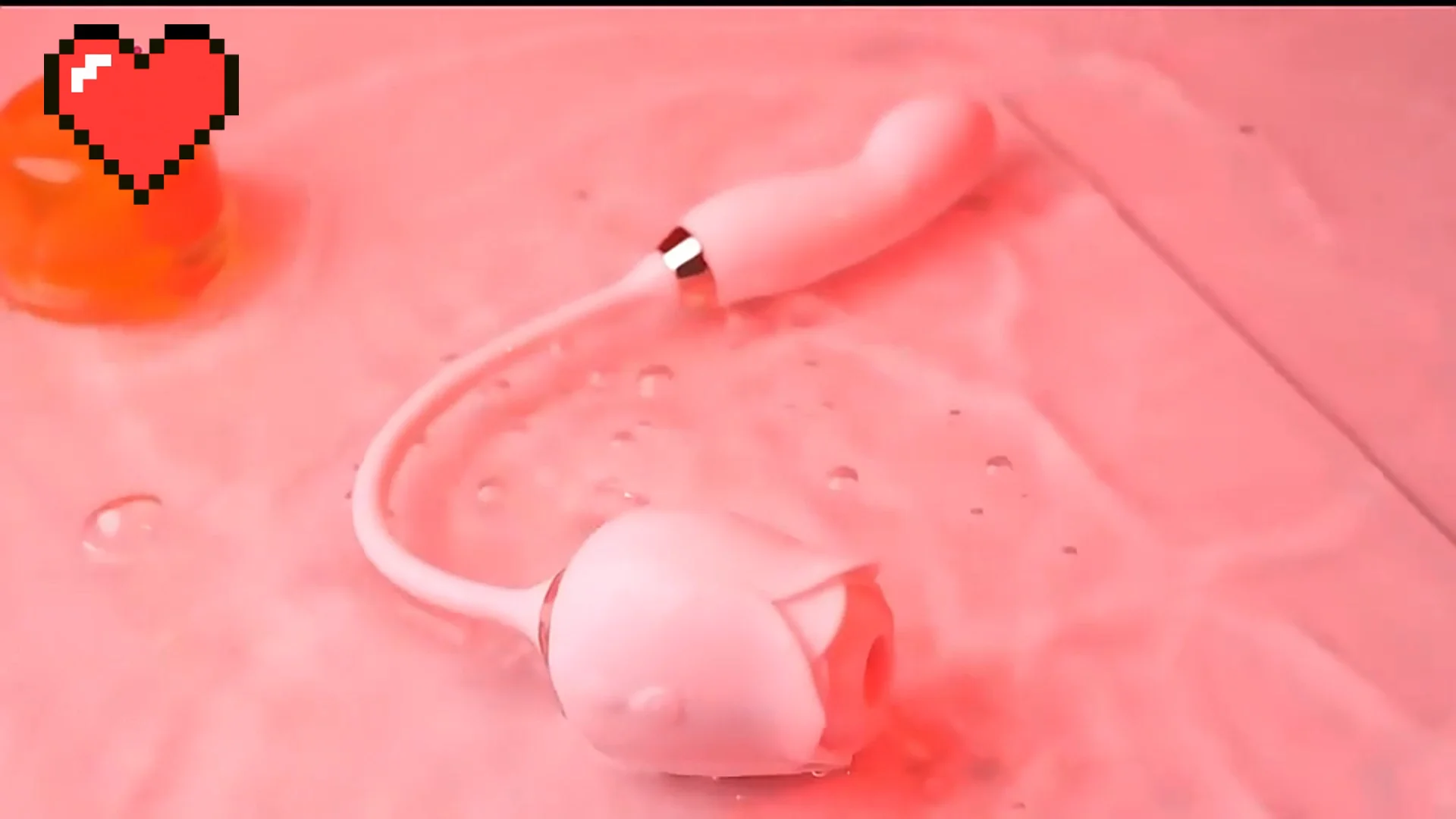 Rose Egg Adult Sex Toy Vibrating Vibrator Extend Rose Dildo Love Egg  Masturbator Stem Rose Flower 2 in 1 Licking Vibrator
