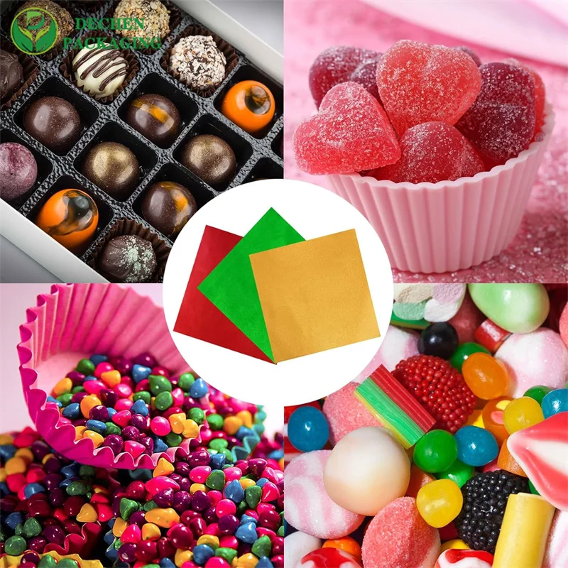 Chocolate Aluminum Foil Wrappers - Bulk Supply