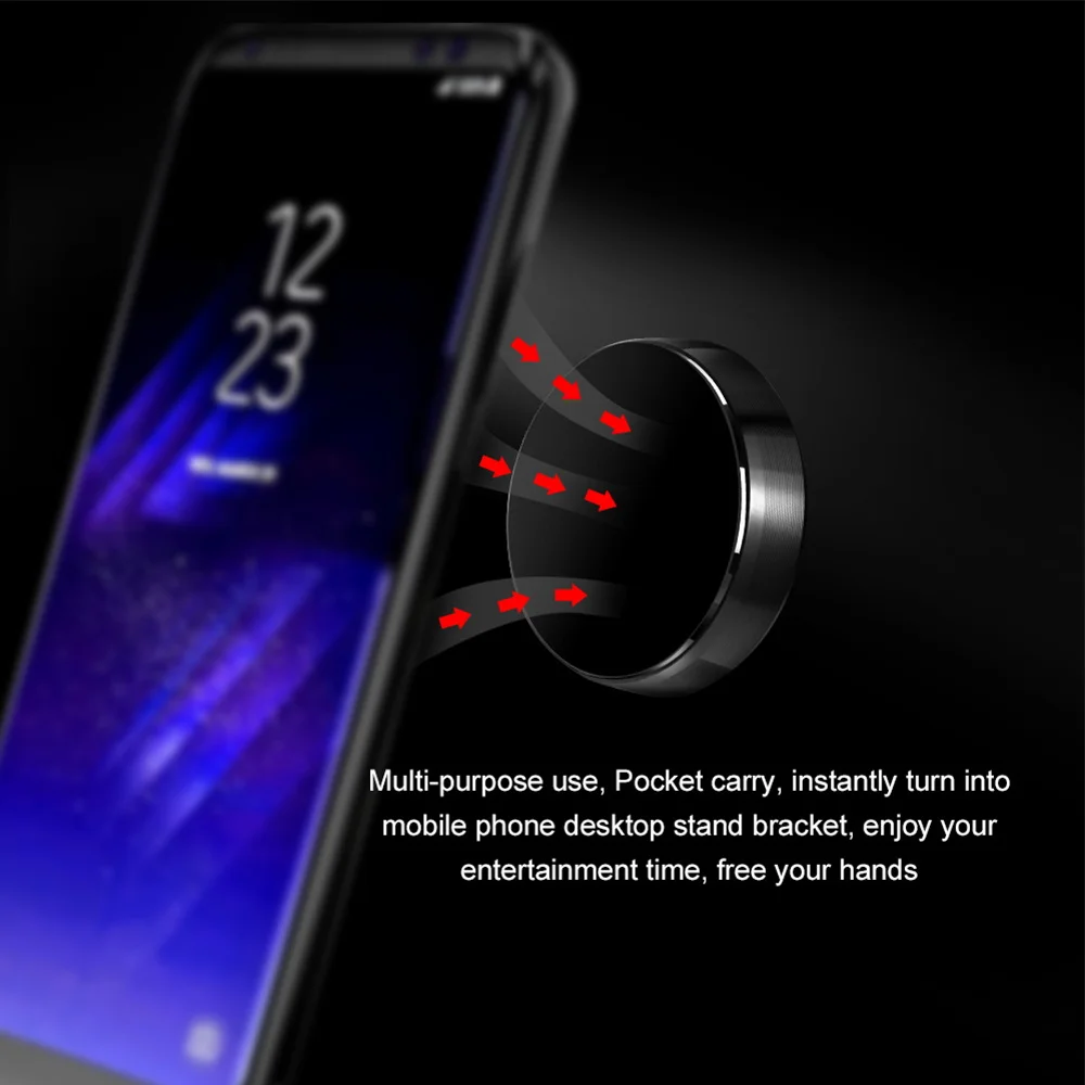 
 EONLINE Универсальный магнитный автомобильный держатель для телефона для iPhone X Samsung Xiaomi Магнитная подставка для телефона в автомобиле сотовый мобильный телефон Поддержка  