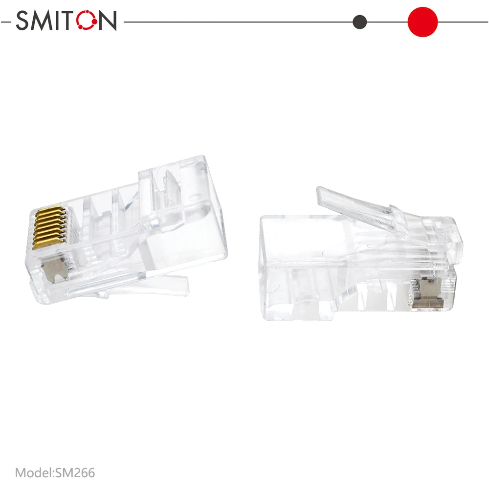8P8C RJ45 CAT6 Network Plug Connector High Quality Product Category Connectors