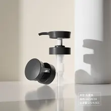 Best Selling Plastic 28/410 Matt Black Lotion Pump With Clip Lock For Shampoo Soap Dispenser