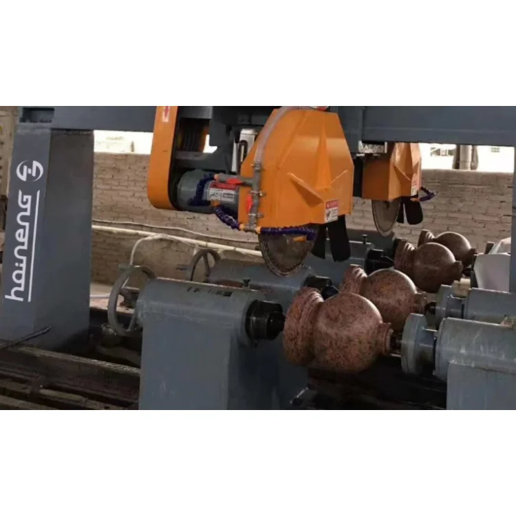 Anyth Stone Machinery Two Sides Four Balusters Profiling Cutting Machine Automatic Roman Column Sphere Grinding Machine