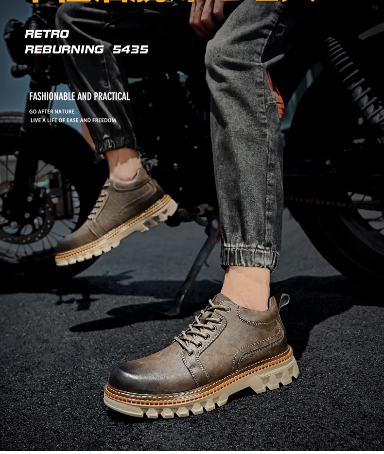 Outdoor Japanese Vintage Canvas Martin Boots
