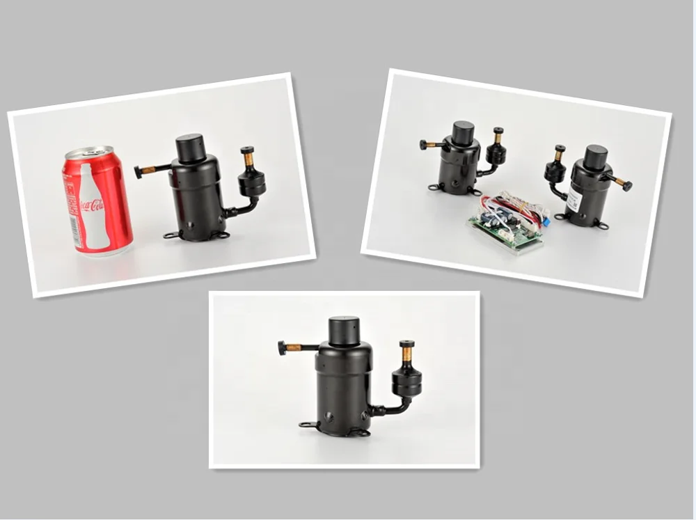 R134a Bldc 12V 24V Micro Rotary Refrigeration Compressor for Mini Fridge
