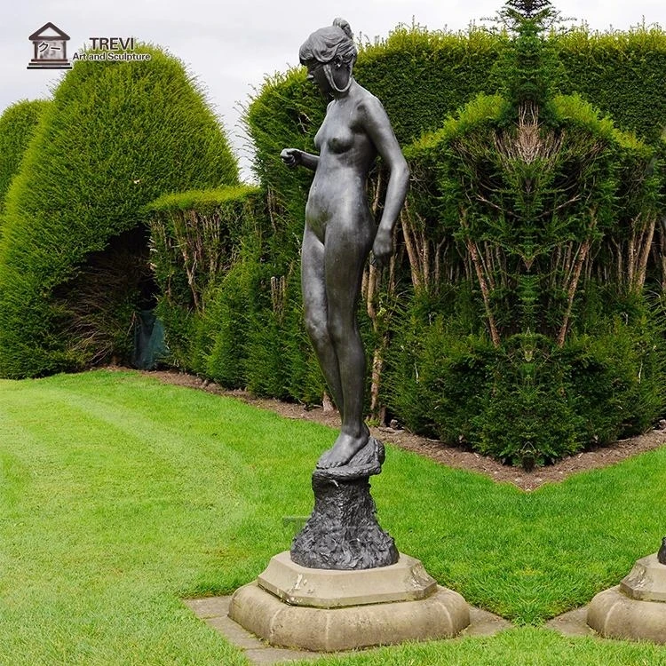 絶妙なエロブロンズセクシーヌード女性アート像エレガントな女の子人間