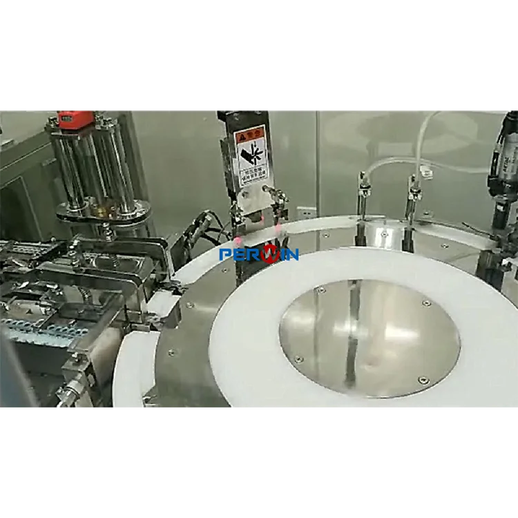Automatic 0.2ml Plastic Conical Micro Centrifuge test Tube Filling Capping Labeling Machine