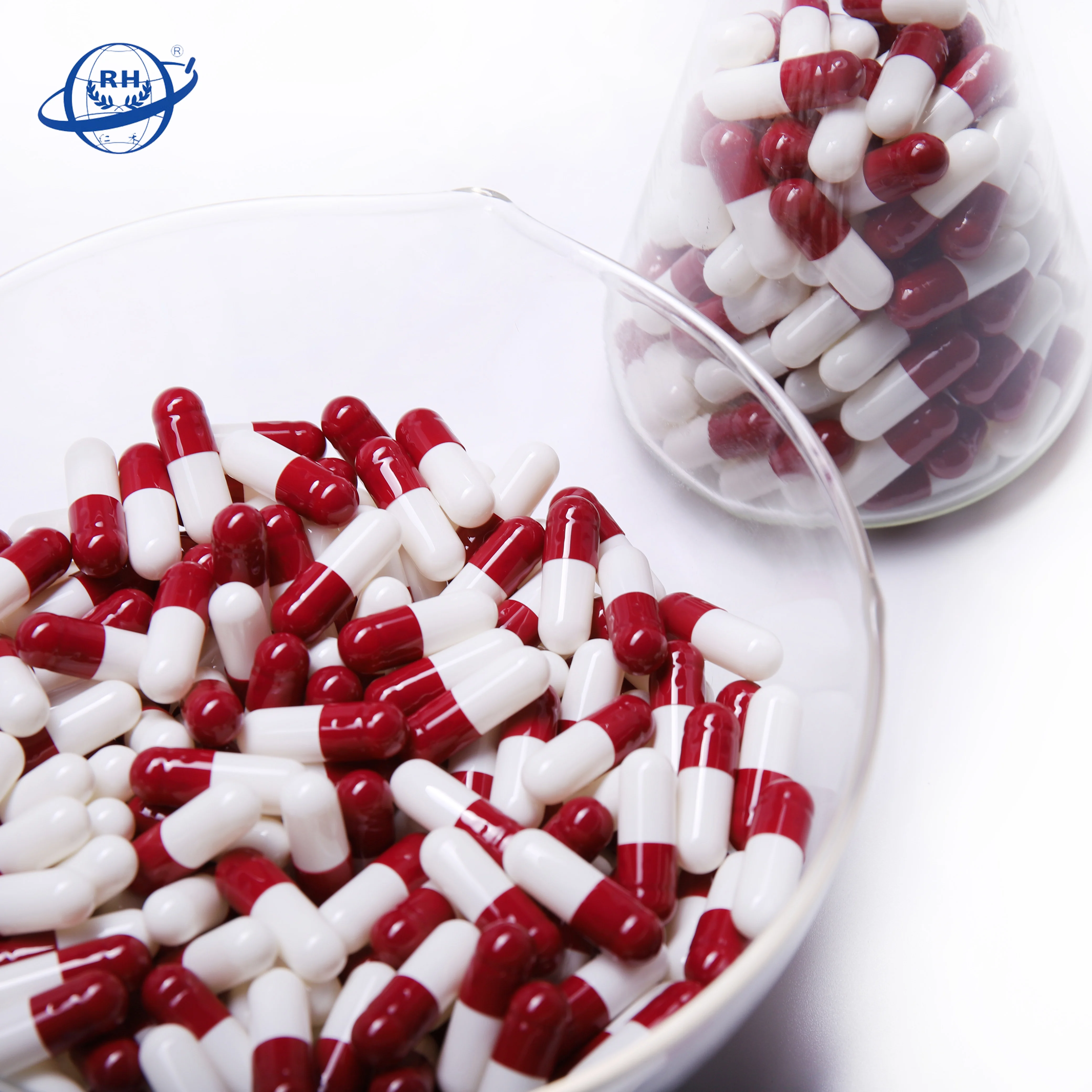 Пустые желатиновые капсулы размером 0 с принтом Shaoxing RENHE