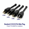 Conector macho estándar de 2/3/4/5 pines (7/16-20UNF)
