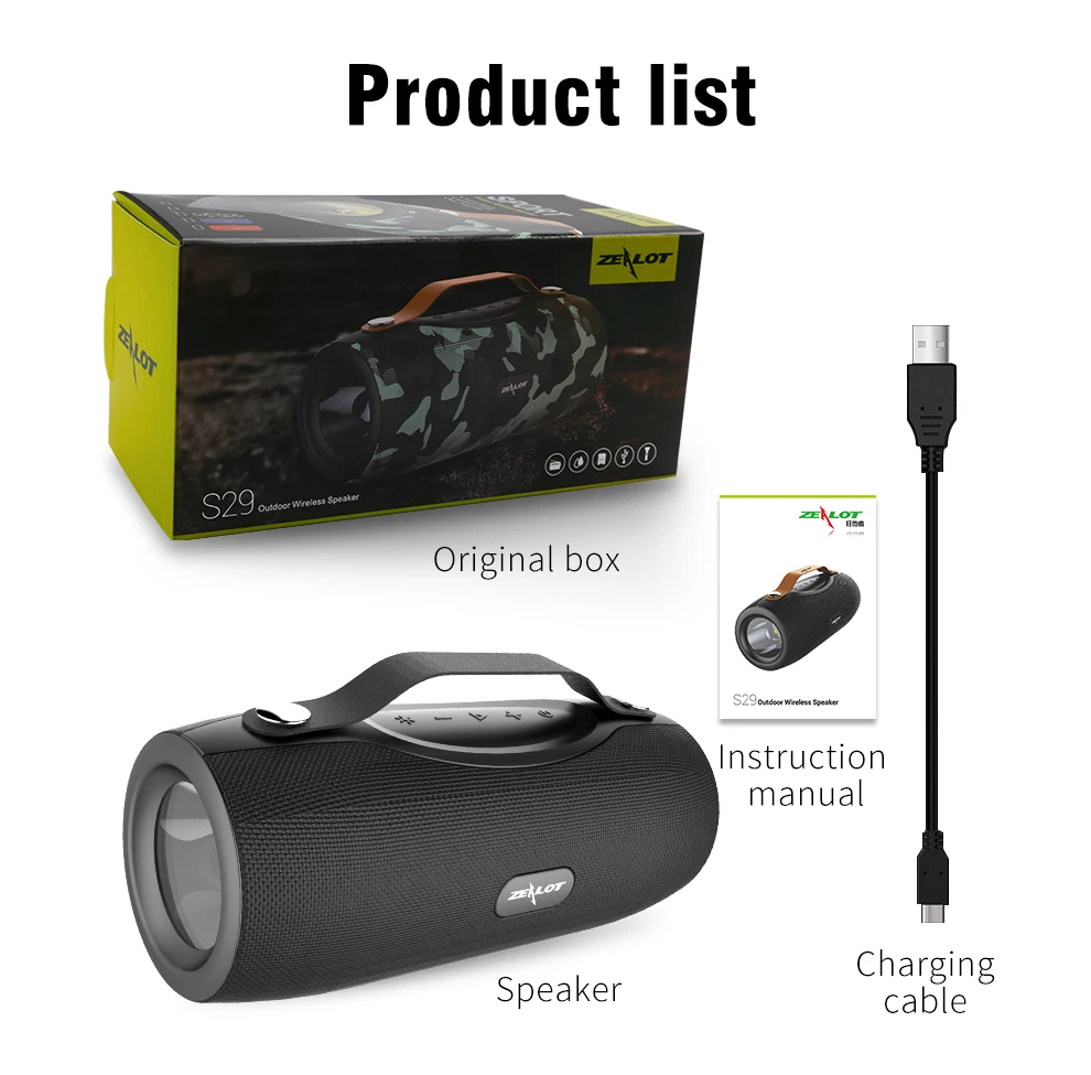Factory supply USB S29 wireless outdoor waterproof speaker for wireless speaker - ANKUX.COM