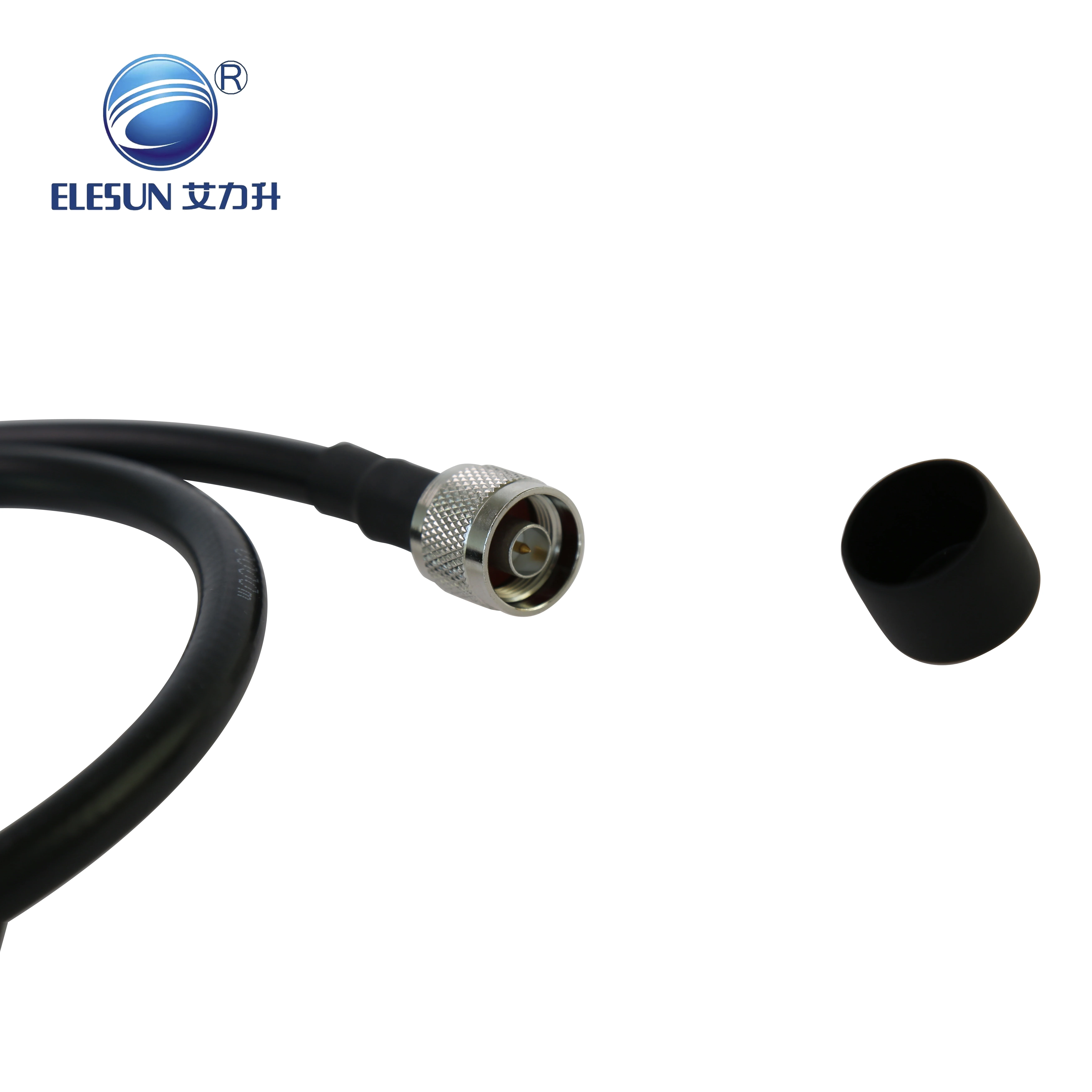 Conjunto de cable coaxial RF de alta calidad con mamparo hembra SMA ALSR195 de 6 m a sistema de antena macho SMA