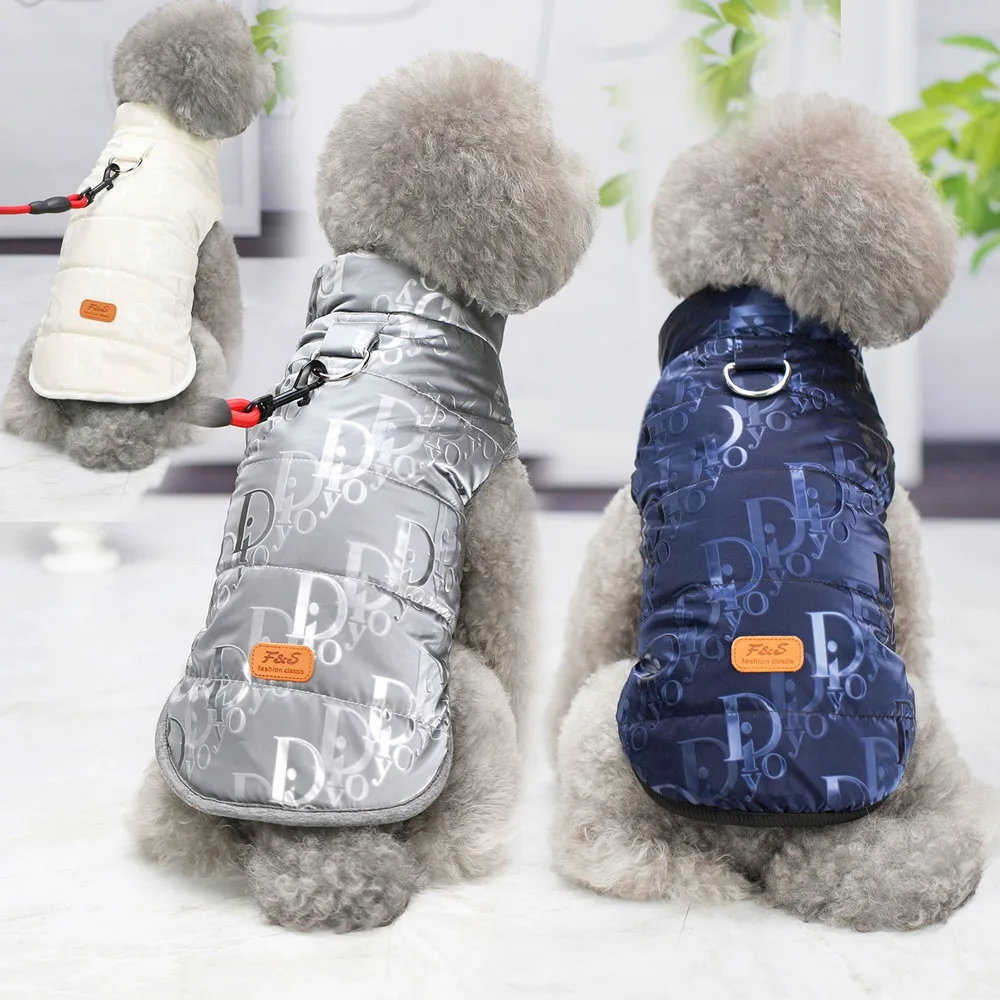 dog coats with harness hook