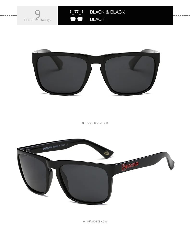 Dubery 730 Polarized Sunglasses for Men & Women