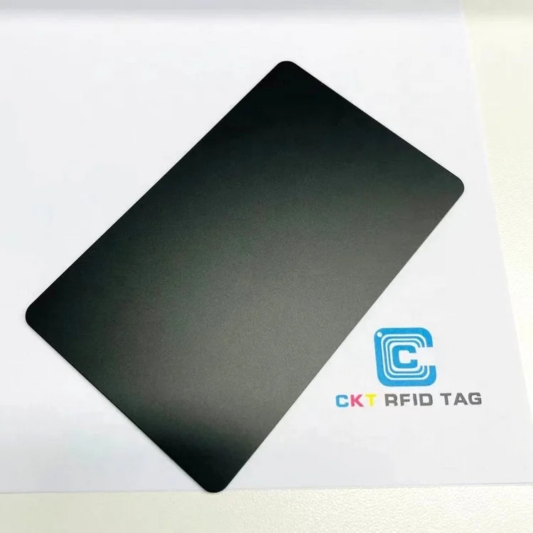 Customized Black Matte PVC RFID NFC Card NFC Business Cards