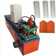 Europe Palisade Fence Sheet Making Machine Decorative Steel Fence Panel Roll Forming Machine with High Performance
