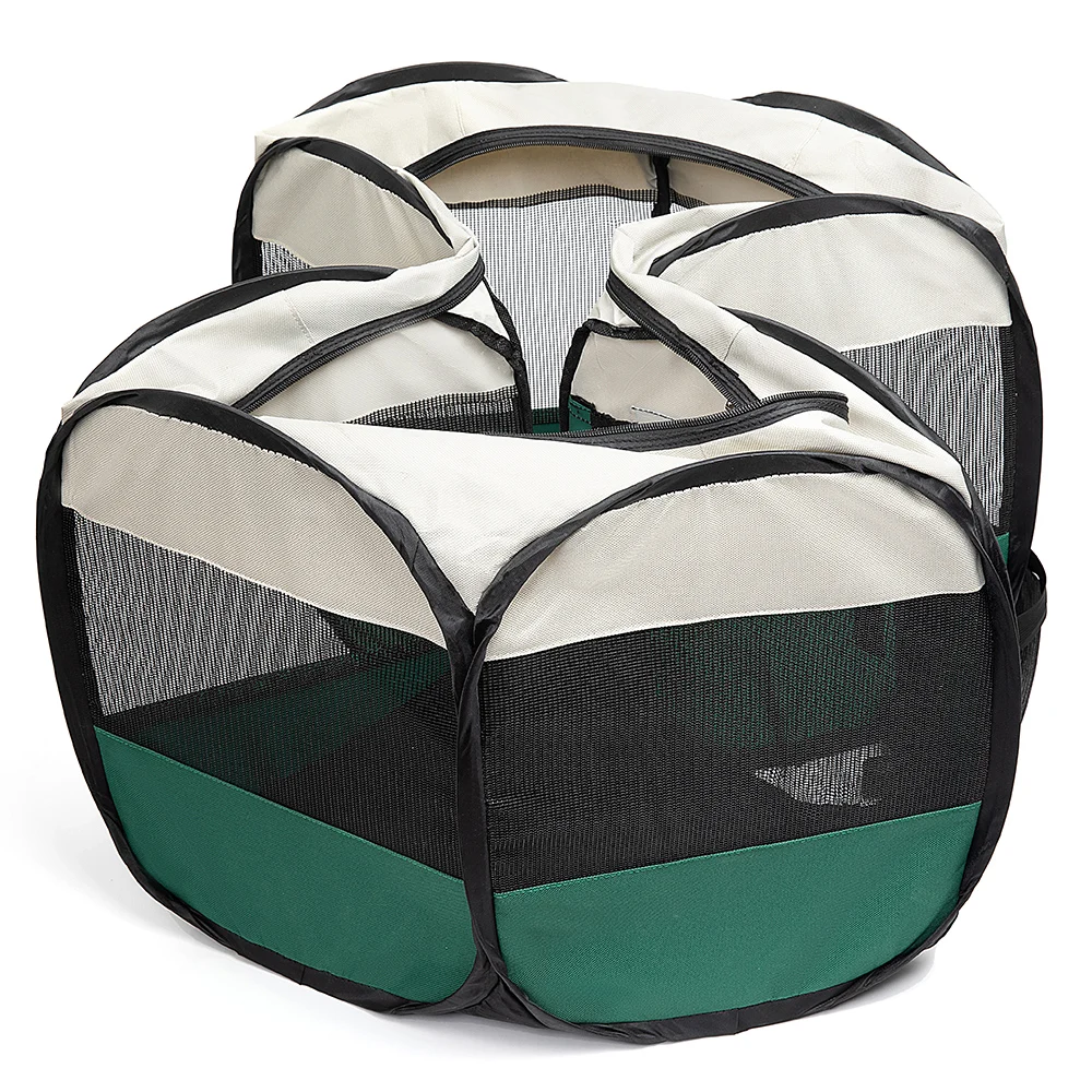 Outer Door Travel Camping Use Pet Playpen Foldable Pet Camping Tent House manufacture