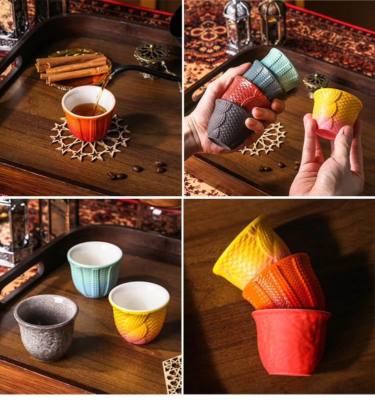 Traditional Arabic Qahwa Cup Proportions