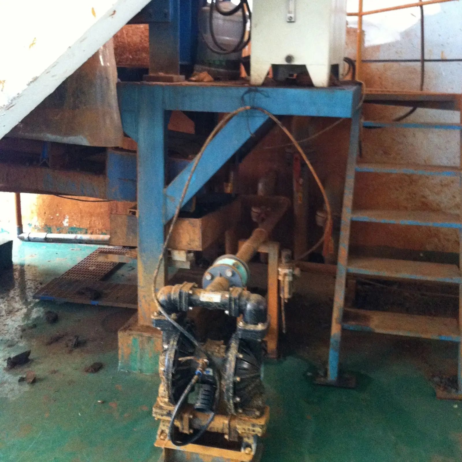 Compressed air Drive Operated Dry Powder Sand Starch Transfer Delivery Diaphragm Pump